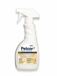 Petcor 2 Flea and Tick Spray- 16 oz. Spray Bottle