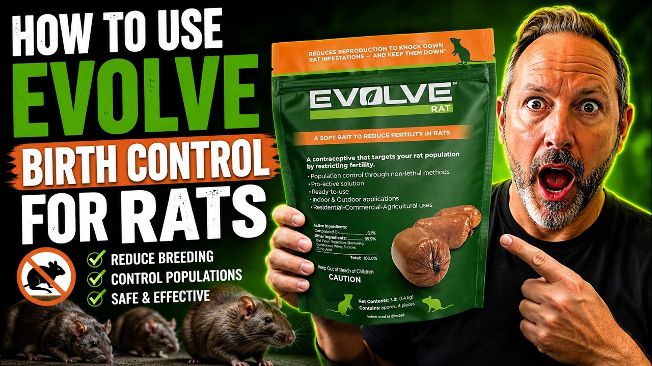 Evolve Rat Birth Control by SenesTech | Non-lethal Rodent Population ...